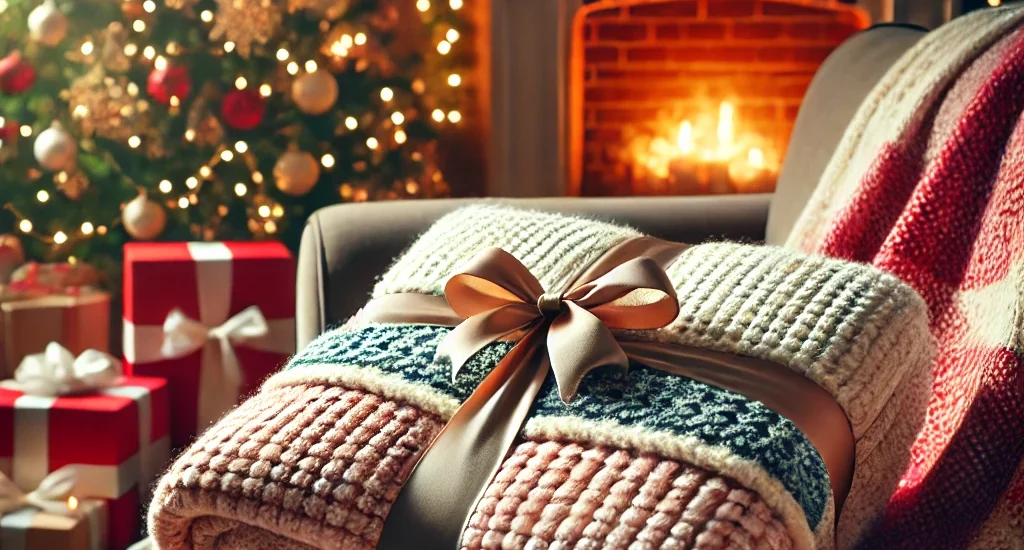 Christmas blanket gifts