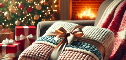 Christmas blanket gifts