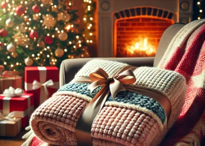 Christmas blanket gifts