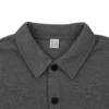 Cozy and Stylish Men's Fleece Jacket Solid Color Lapel Collar Button Up Perfect for Spring Autumn Winter Seasons - Image 3